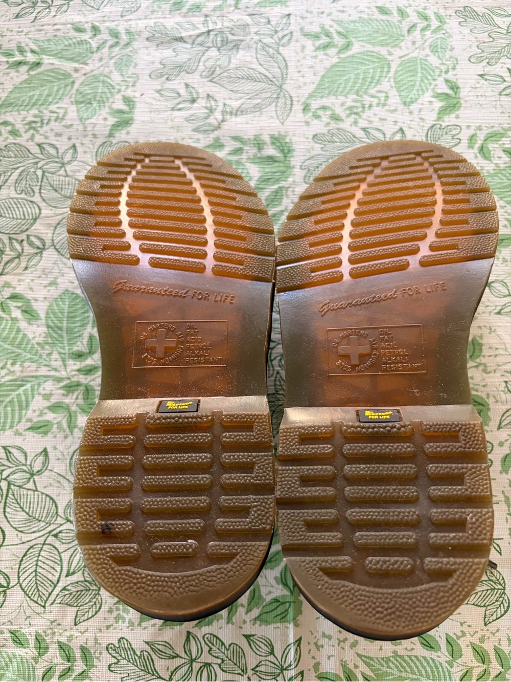 Dr. Martens Black Leather 3-Eye Derby Shoes with Yellow Stitching - Picture 4 of 4